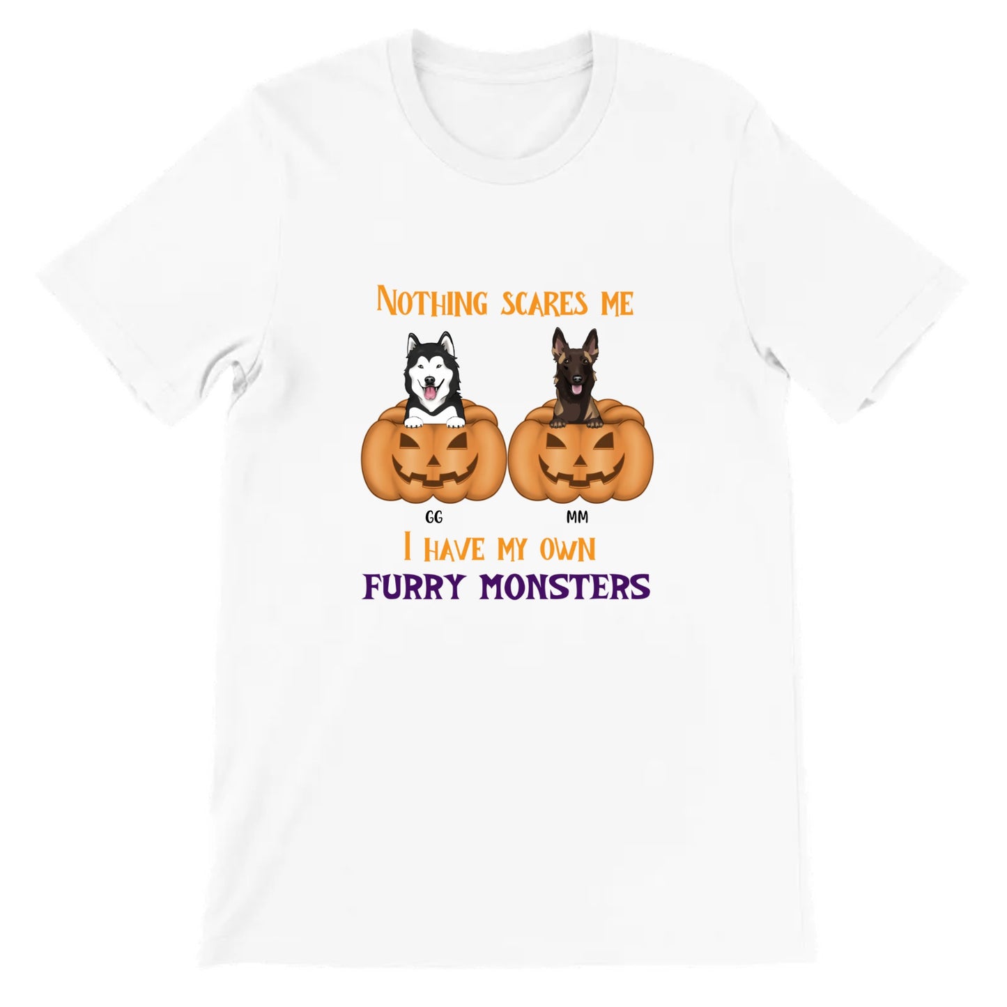 Polycotton Unisex Crewneck T-shirt - Halloween