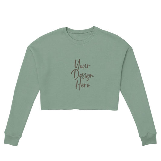 Women's Cropped Sweatshirt(Front Only)