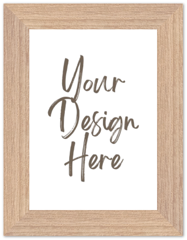 Premium Semi-Glossy Paper Wooden Framed Poster